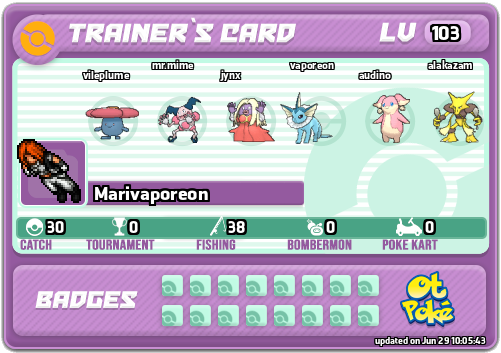 Marivaporeon Card otPokemon.com