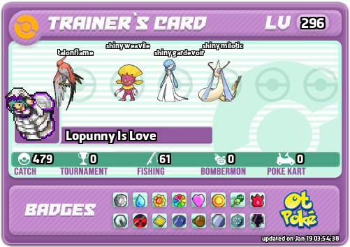 Lopunny Is Love Card otPokemon.com