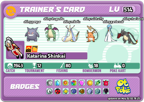 Katarina Shinkai Card otPokemon.com
