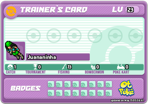 Juananinha Card otPokemon.com