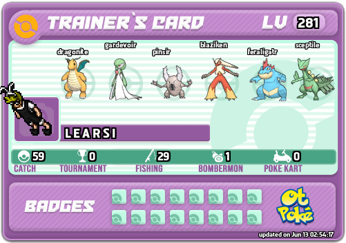 L E A R S I Card otPokemon.com