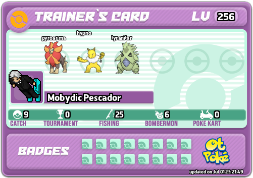 Mobydic Pescador Card otPokemon.com