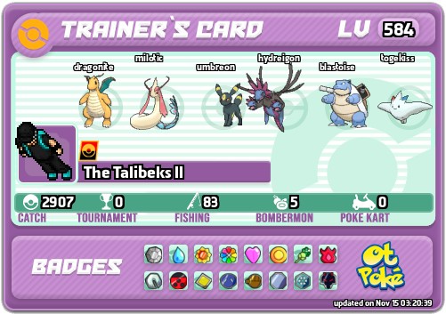 The Talibeks ll Card otPokemon.com