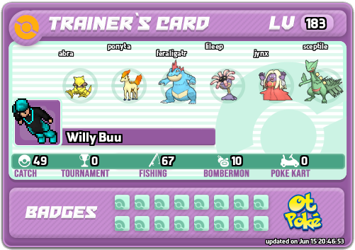 Willy Buu Card otPokemon.com