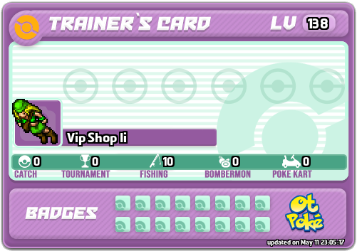 Vip Shop Ii Card otPokemon.com