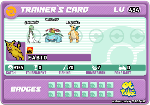 F A B I O Card otPokemon.com