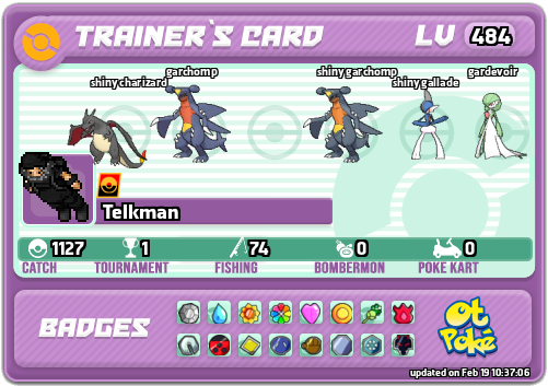 Telkman Card otPokemon.com