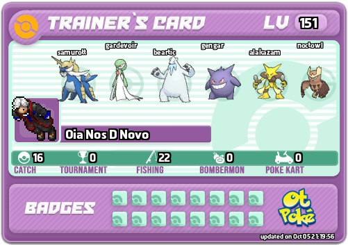 Oia Nos D Novo Card otPokemon.com