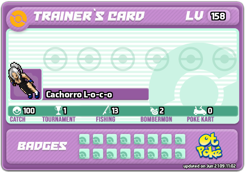 Cachorro L-o-c-o Card otPokemon.com