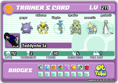 Toddynho Sz Card otPokemon.com
