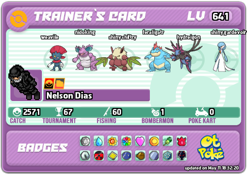 Nelson Dias Card otPokemon.com