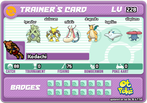 Kodachi Card otPokemon.com