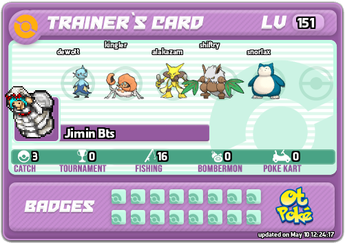 Jimin Bts Card otPokemon.com