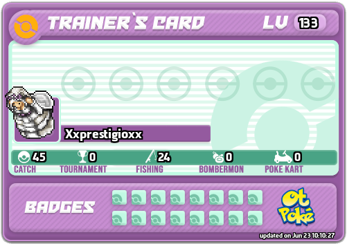 Xxprestigioxx Card otPokemon.com