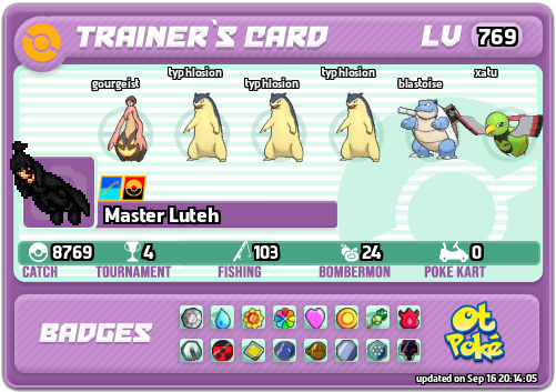 Master Luteh Card otPokemon.com