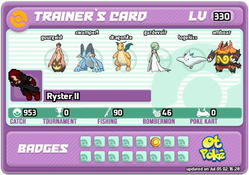 Ryster II Card otPokemon.com
