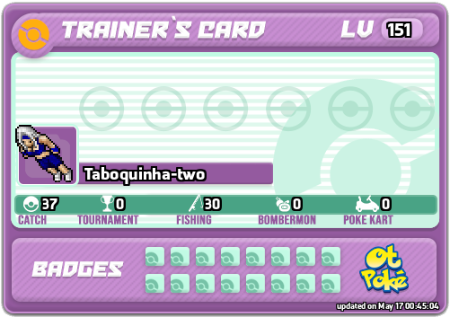 Taboquinha-two Card otPokemon.com
