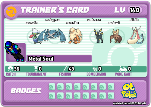 Metal Soul Card otPokemon.com