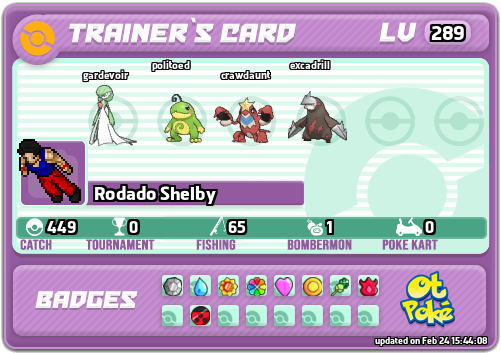 Rodado Shelby Card otPokemon.com