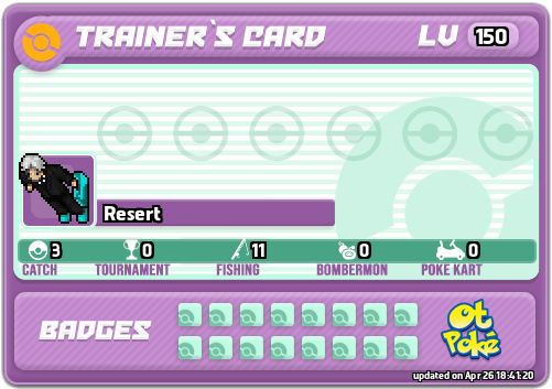 Resert Card otPokemon.com