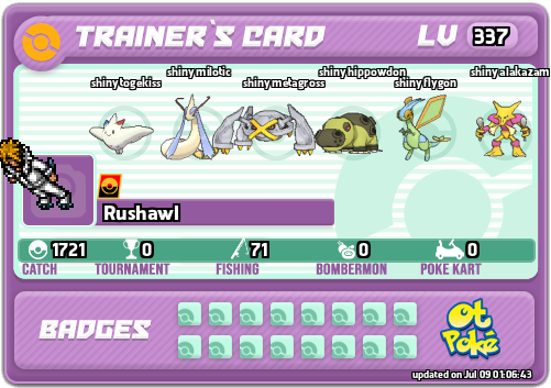 Rushawl Card otPokemon.com
