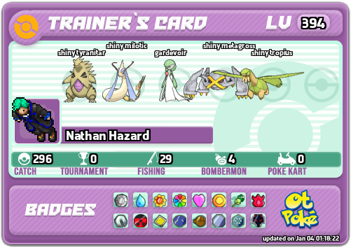 Nathan Hazard Card otPokemon.com