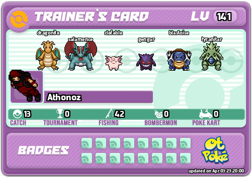 Athonoz Card otPokemon.com
