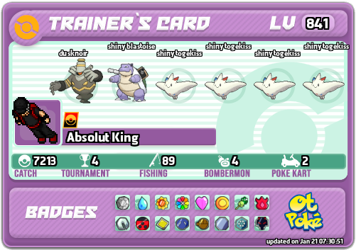 Absolut King Card otPokemon.com