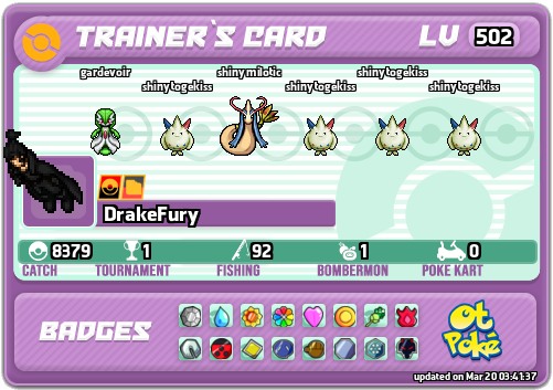 DrakeFury Card otPokemon.com