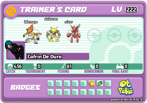 Cofrin De Ouro Card otPokemon.com