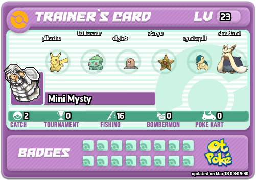 Mini Mysty Card otPokemon.com