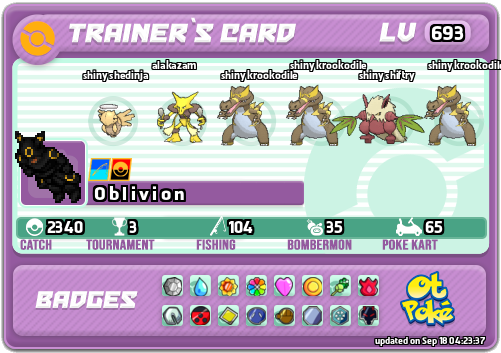 O b l i v i o n Card otPokemon.com
