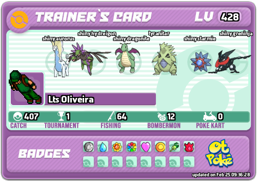 Lts Oliveira Card otPokemon.com