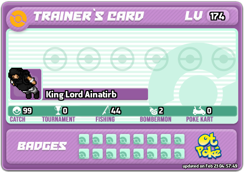 King Lord Ainatirb Card otPokemon.com