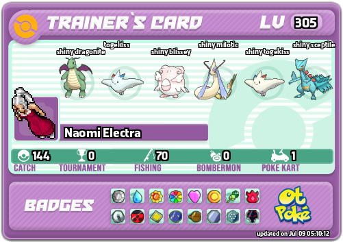 Naomi Electra Card otPokemon.com