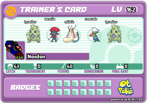 Nosdon Card otPokemon.com