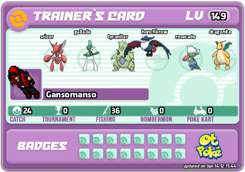 Gansomanso Card otPokemon.com