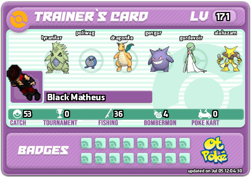 Black Matheus Card otPokemon.com