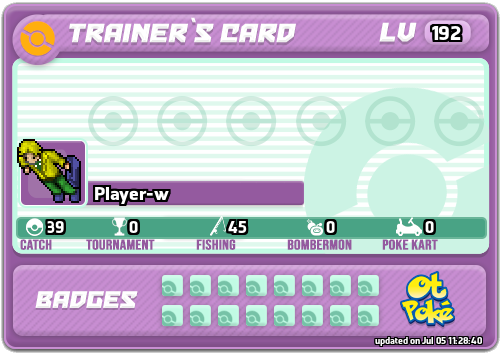 Player-w Card otPokemon.com