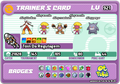 Cacau da Regulagem Card otPokemon.com