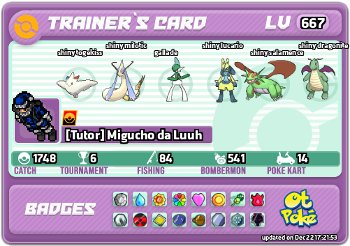 [Tutor] Migucho da Luuh Card otPokemon.com