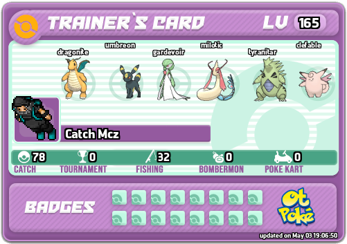 Catch Mcz Card otPokemon.com
