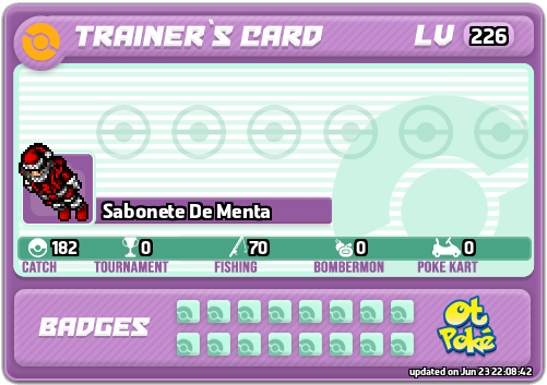 Sabonete De Menta Card otPokemon.com