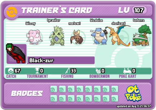 Black-zur Card otPokemon.com