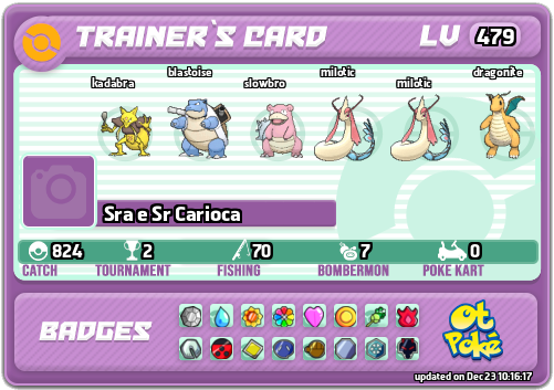 Sra e Sr Carioca Card otPokemon.com