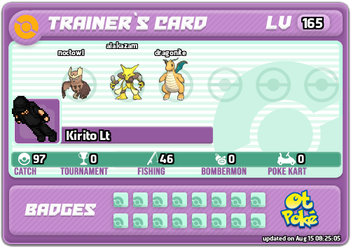 Kirito Lt Card otPokemon.com