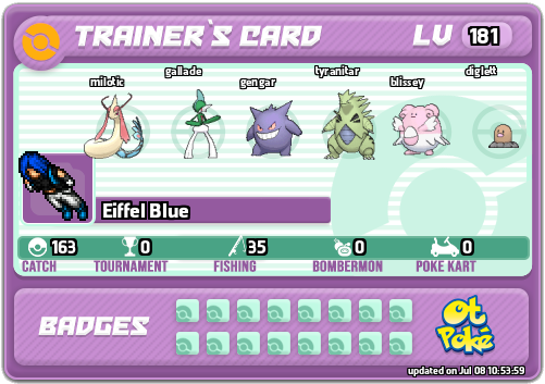 Eiffel Blue Card otPokemon.com