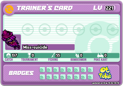 Miss-suicide Card otPokemon.com