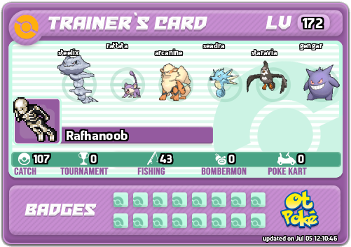 Rafhanoob Card otPokemon.com