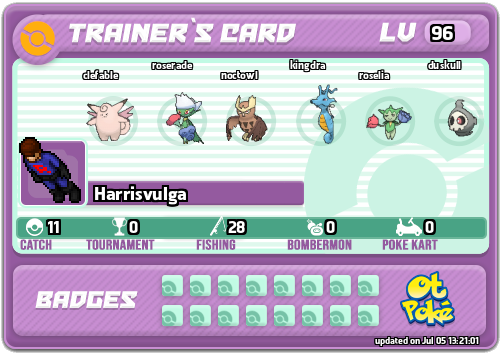Harrisvulga Card otPokemon.com